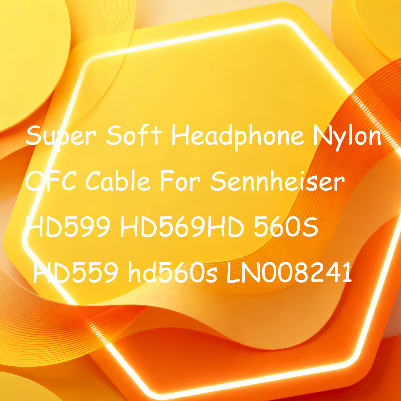 Sennheiser Headphone Hd 560S - Super Soft Headphone Nylon OFC Cable