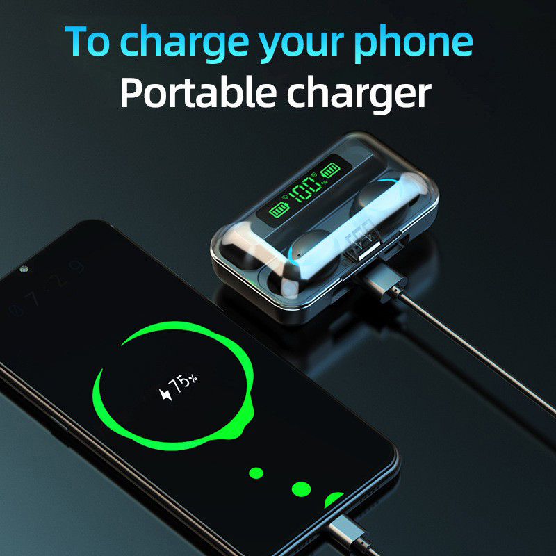 2026 F9 Wireless Earphones LED - Bluetooth Headset On Ear recension och pris