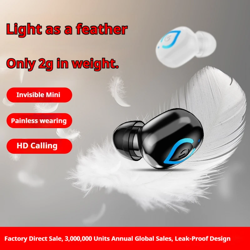 Mini Wireless Bluetooth Headph - Bluetooth Headset On Ear recension och pris