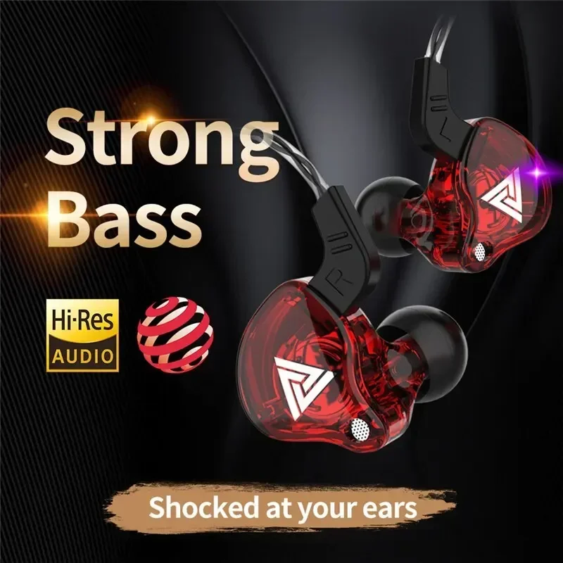 Original QKZ AK6 Copper Driver - Wired Earphone Mic recension och pris