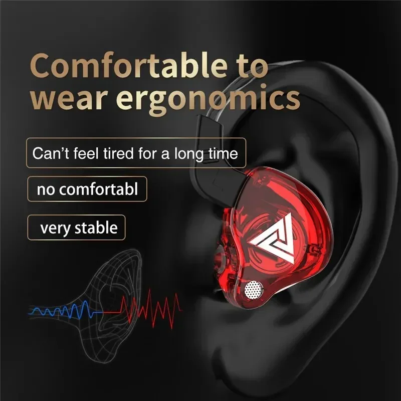 Original QKZ AK6 Copper Driver - Wired Earphone Mic recension och pris