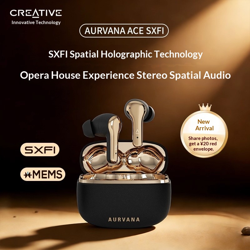 New Creative ACE SXFI TWS Earp - Noise Cancelling Headphone recension och pris